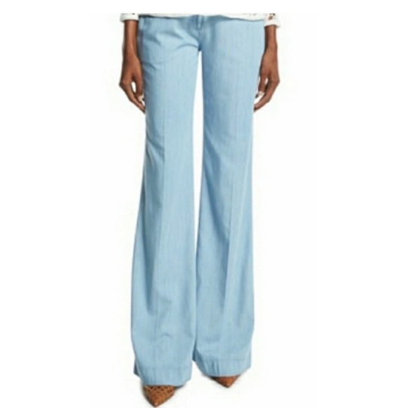 Diane Von Furstenberg Woman’s Katara Denim Pants - Picture 4 of 8